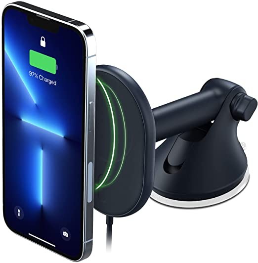 iOttie Easy One Touch 5 Dashboard & Windshield Universal Car Mount Phone Holder Desk Stand for -iPhone, Samsung, Moto, Huawei, Nokia, LG, Smartphones